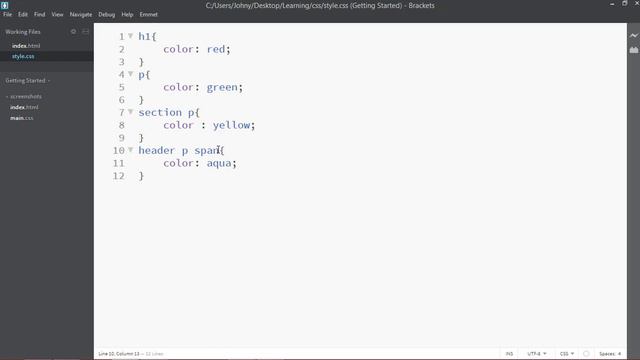CSS Selectors | 32 - HTML and CSS3 Complete Course Tutorials