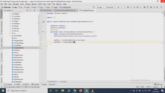 How to Show Detail Data from Recycler Items in New Activity | Firebase Database | Android Tutorial смотреть онлайн