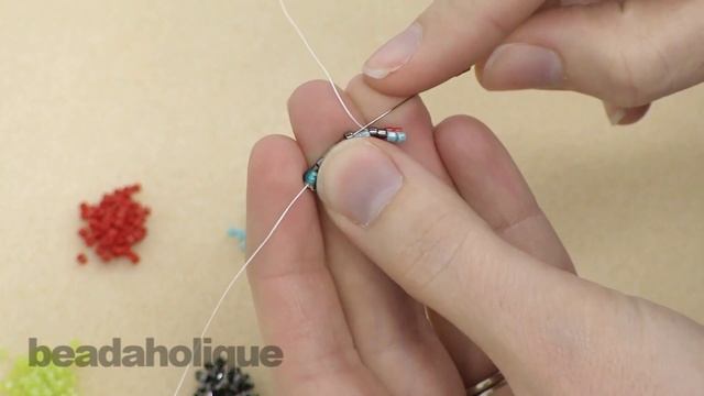 How to Do 2 Drop Flat Even Count Peyote Stitch Bead Weaving смотреть онлайн