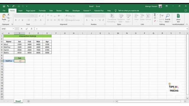 Excel Magic: Unleashing Intersection Lookup for Accurate Data Analysis!