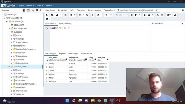 PostgreSQL MIN, MAX, COALESCE смотреть онлайн
