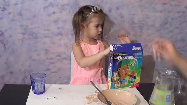 делаем гипс и разрисовываем красками распаковка набора Ваятель Unpacking painted paints set смотреть онлайн