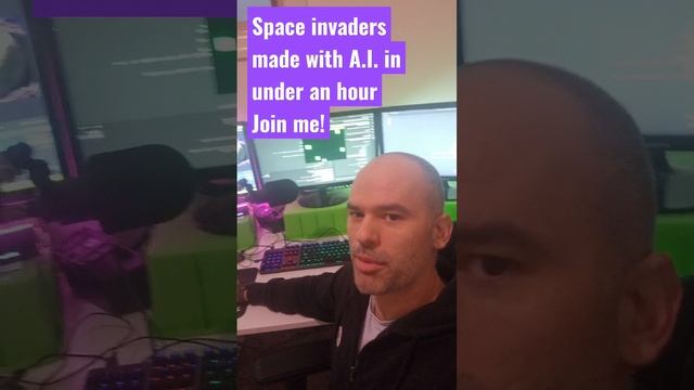 Make Pygame Space Invaders with Copilot Chat in under 60 min!