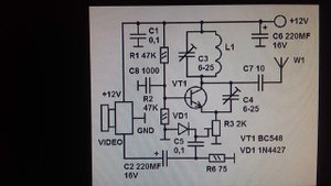 Сборка простейшего Видео передатчика