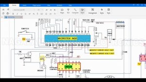 Microtek square wave inverter circuit diagram