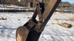 Самодельный мини экскаватор
