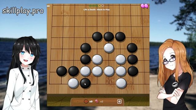 Игра Го - Задачи для 25-20кю с комментариями, BadukPop уровень 2 (Часть 3).mp4 смотреть онлайн