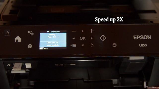 Epson L850 printing A4 USB memory смотреть онлайн