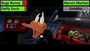 Looney Tunes: Back in Action (2003) Space Battle with healthbars