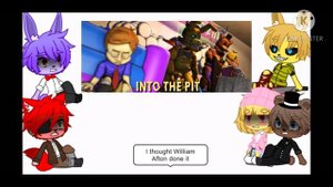 Fnaf 1+ Pit Springbonnie reacts to Into the pit song