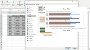 How to make a bar graph in Excel with 3 variables