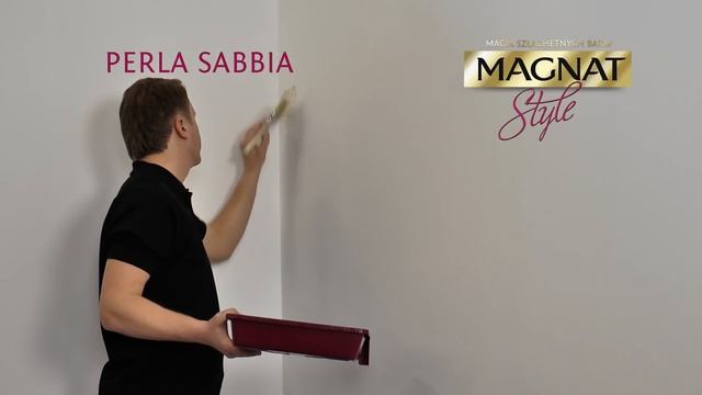 Efekt perłowego piasku na ścianie - Perla Sabbia Magnat Style - film instruktażowy смотреть онлайн