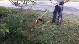 ПОКОС ТРАВЫ ДЕШЁВОЙ КИТАЙСКОЙ БЕНЗОКОСОЙ  MAXCUT MC 158