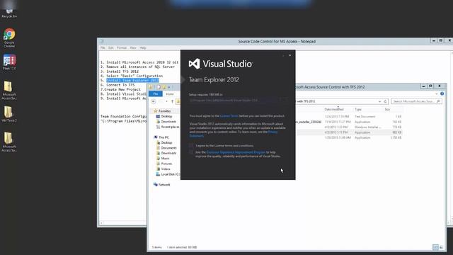 Installing TFS Source Control For Microsoft Access 2007 and 2010 смотреть онлайн