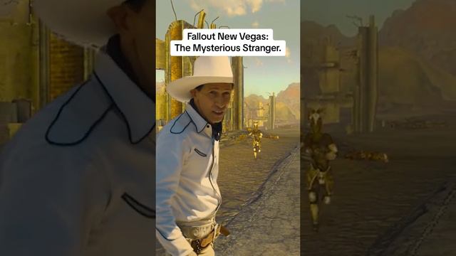 Fallout New Vegas: The Mysterious Stranger. #fallout #falloutmemes #falloutnewvegasmods