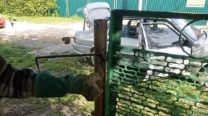 шабашка, варим забор, рутилом, сварочным аппаратом патриот