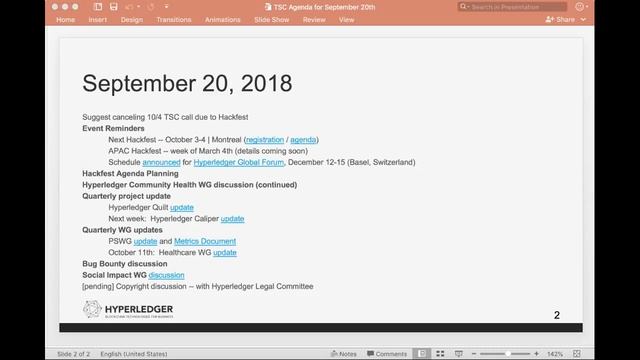 2018 09 20 TSC Meeting смотреть онлайн