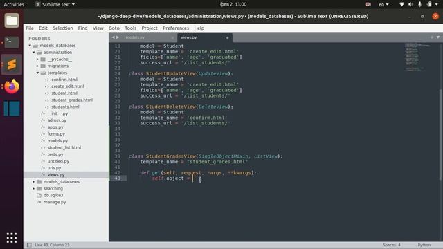 Django Full Course - 20.3 - Class Based Views. Mixins concept, combining mixins and views