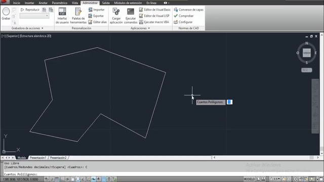 COMO SACAR COORDENADAS EN AUTOCAD  FACIL