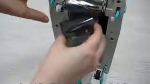Как установить риббон в принтер этикеток TSC TTP-225/TTP-323