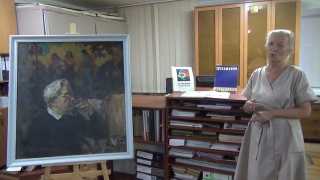 Выставка картины Василия Жаркова-Волжского «Портрет художника Ф.Милохина» (1980)