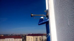 Трубач в Могилеве на ратуше.