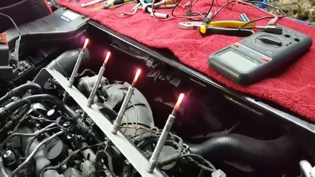 Работа свечей накала. смотреть онлайн