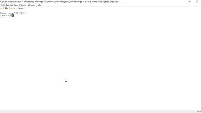 Convert Image to Black & White using Python смотреть онлайн