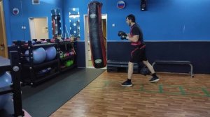 Бокс. Серийная работа на мешке