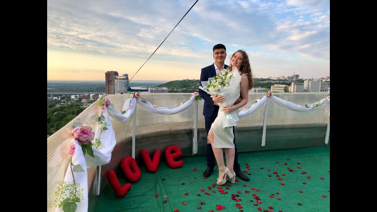 Свидание на крыше. встретить закат на крыше в Уфе