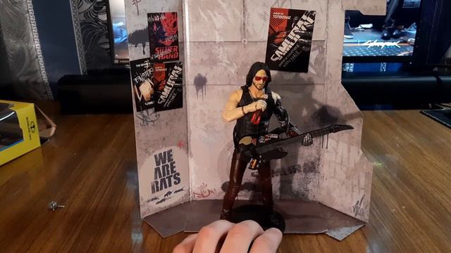 Cyberpunk 2077 Johnny Silverhand и V Распаковка фигурок Часть 2 смотреть онлайн