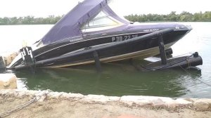 понтон подъемник для надводного хранения катера