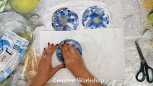 DIY? Как сделать ПОДСТАКАННИКИ из ЭПОКСИДНОЙ СМОЛЫ и РАКУШЕК без МОЛДОВ или СПЕЦИАЛЬНЫХ ФОРМ?