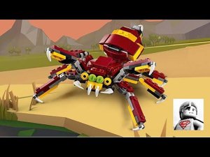 Lego Creator - Giant Spider - Mythical Creatures - 31073 - Lego Speed Build