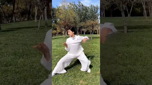 Tai Chi Girl, a Symbol of Oriental Aesthetics #kungfu #taichi