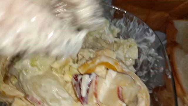 MAMA FOOD Mom’s ticket! Crammed Apple Salad Bread @sungodcross смотреть онлайн