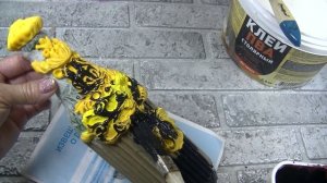 Декор бутылки гафрированным картоном и массой для лепки..mp4