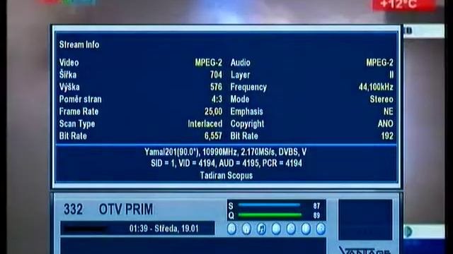 Dxsatcs.com: Yamal 201 At 90.0°E _ 10 990 V OTV Primorie