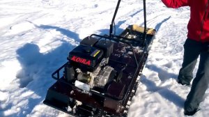 Мотобуксировщик летом и зимой. Обзор 100% всесезонного мотобуксировщика. КОЙРА, KOiRA