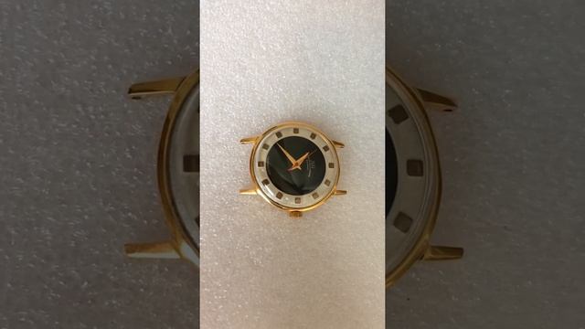 наручные часы Луч СССР 23 камня позолота интересный циферблат смотреть онлайн