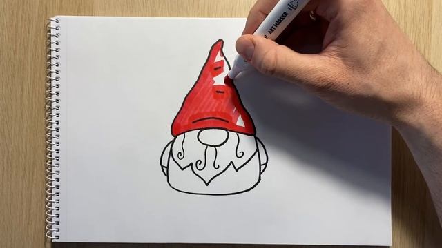 Рисуем гнома [Искусство для детей] смотреть онлайн