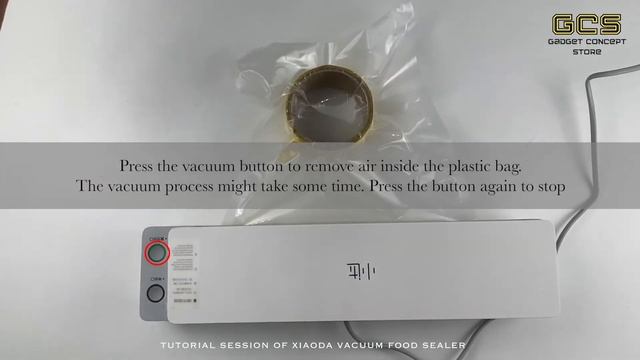 Xiaoda Vacuum Food Sealer Tutorial смотреть онлайн