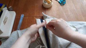 ШЬЮ БРЮКИ БЕРН, ЧАСТЬ 3: Гульфик с обработкой подкладкой