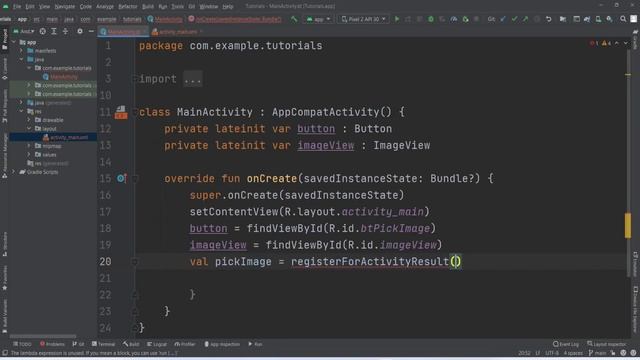 Solution of startActivityForResult deprecated Kotlin Android Studio