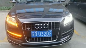 Передние светодиодные фары Ауди Q7 2006-2014 V1 type