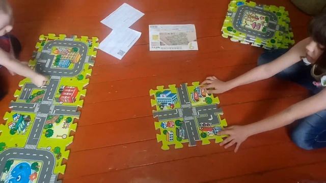 Игровой коврик дорога. Для детей. Мягкий коврик. Трасса Е95. 2019 смотреть онлайн