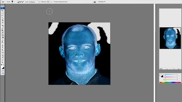 How to make a player picture for FIFA Manager 2010 using Photoshop 2 смотреть онлайн