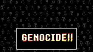 UNDERTALE SONG (THE PATH OF GENOCIDE) LYRIC VIDEO - DAGAMES