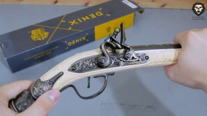 Макет кремниевого пистолета Denix D7/5314 видео обзор 4k