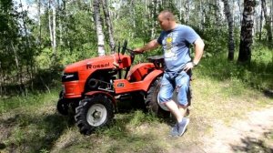 Мини-трактор ROSSEL XT 184D, обзор - smart8.by